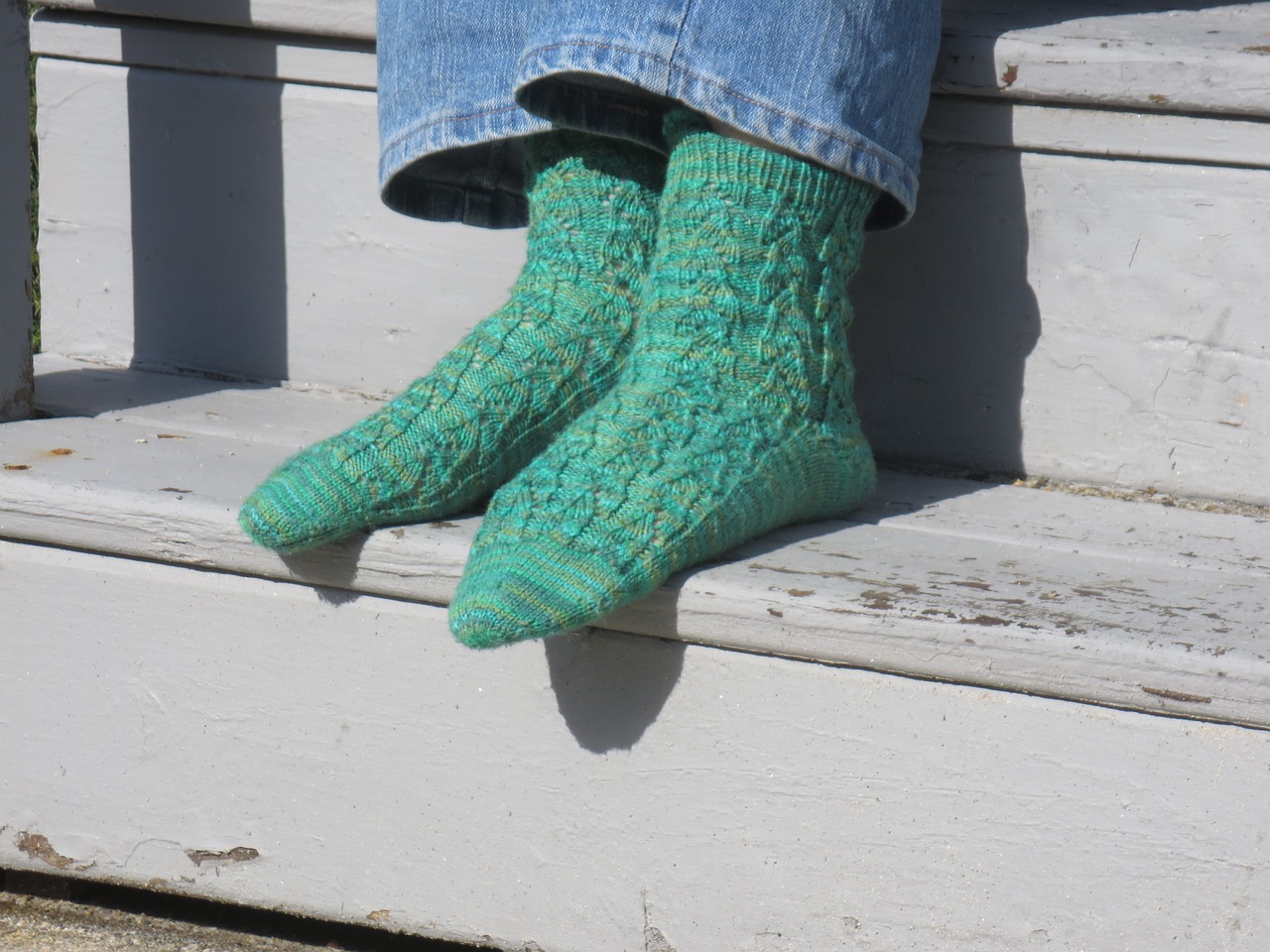 knitting hand knitting socks free photo