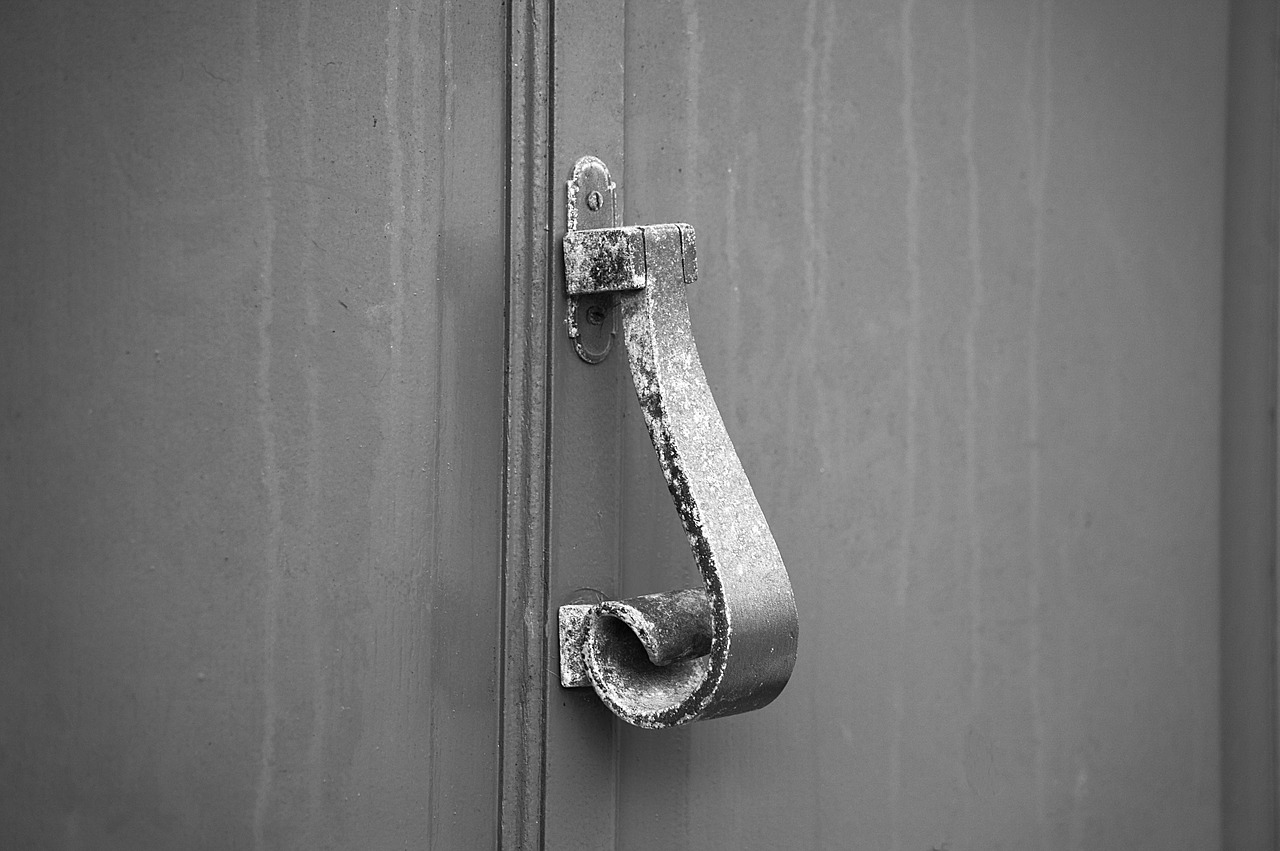 knocker door metal free photo