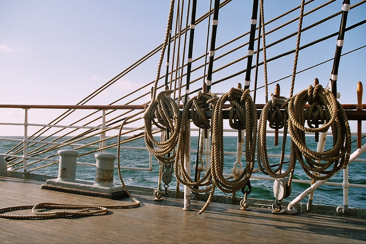 knot sailing vessel rigging free photo