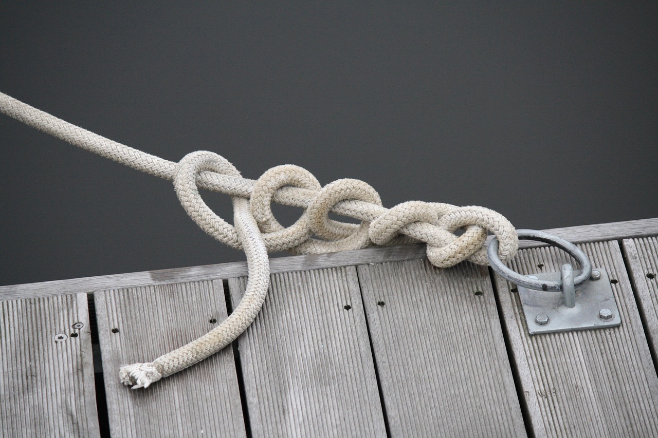 knot boat rope free photo