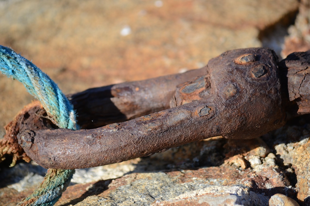 knot rust anchor free photo