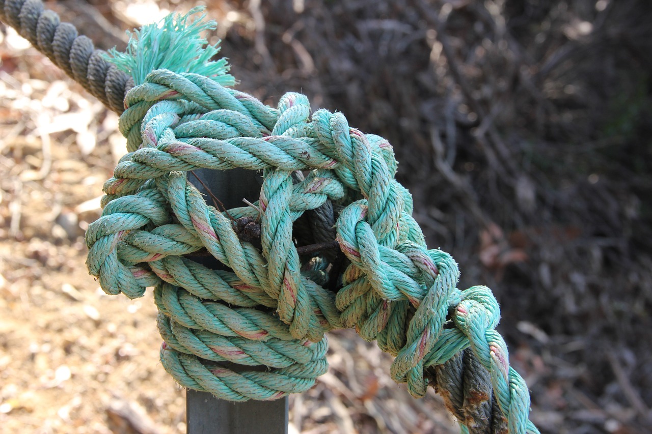 knot rope cordage free photo