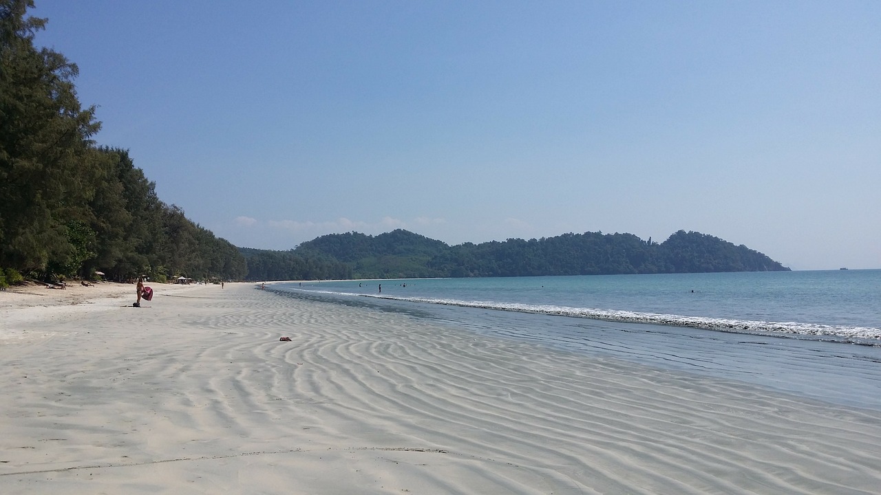 ko payam beach sand free photo