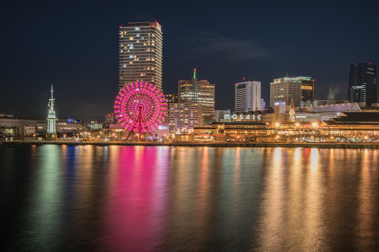 kobe japan port free photo