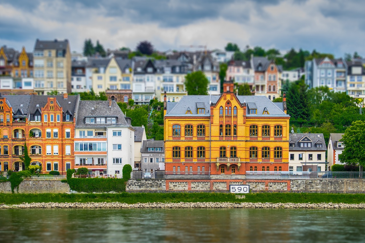 koblenz rhine river free photo