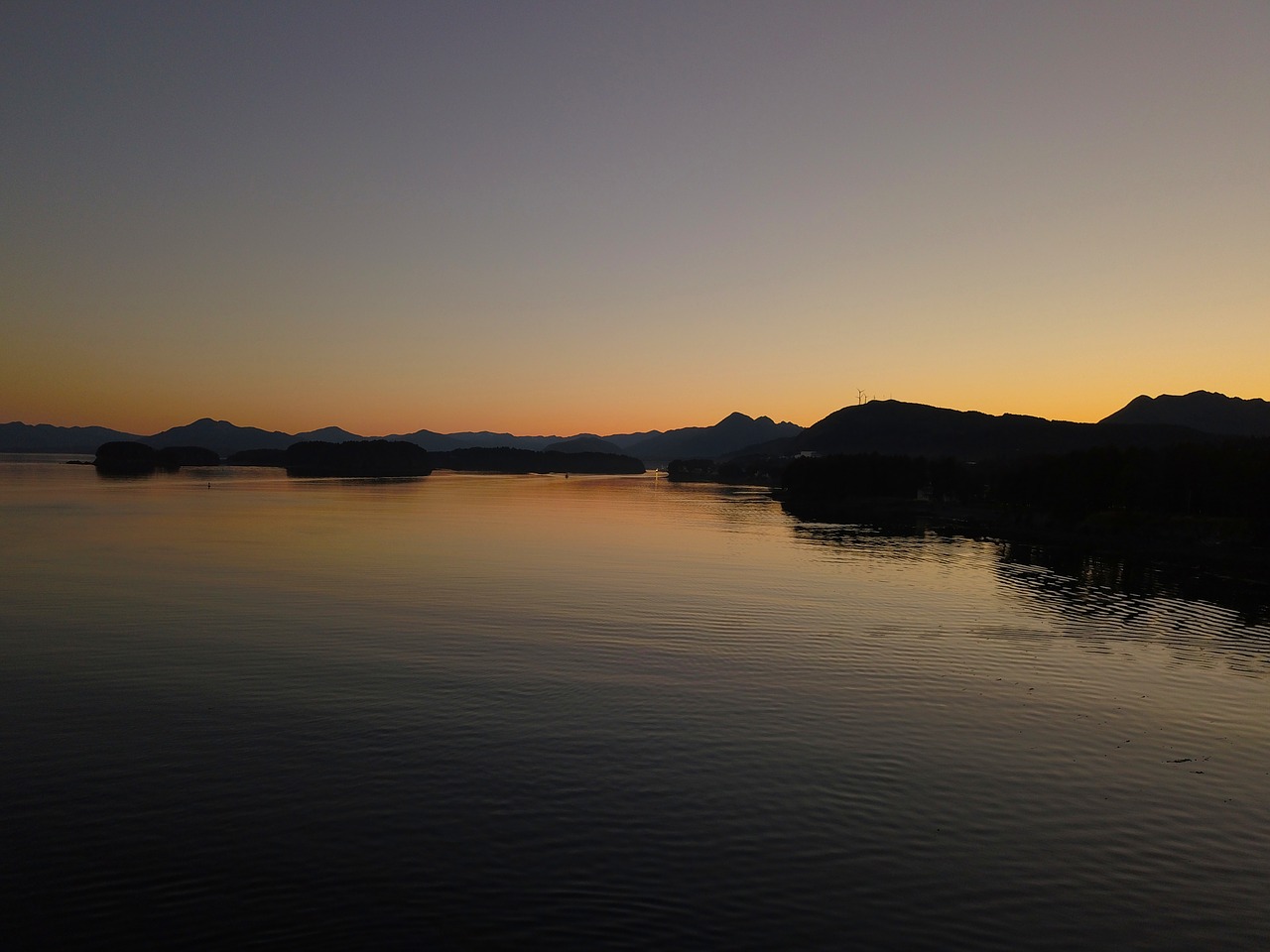 kodiak  alaska  sunset free photo