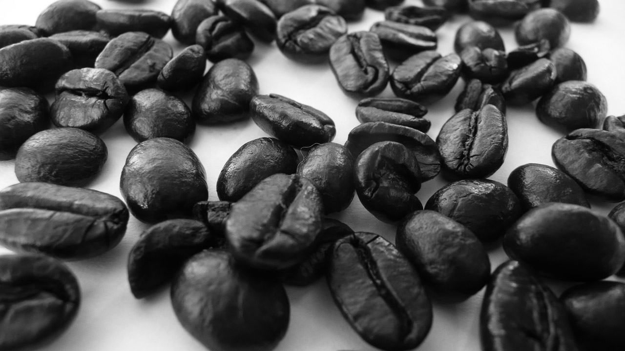 coffee beans black free photo