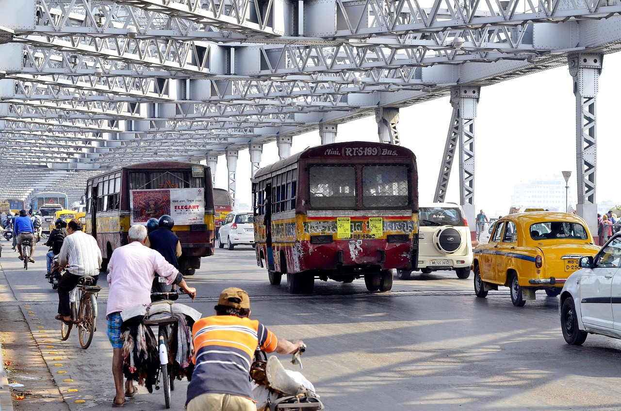 kolkata  bridge  india free photo