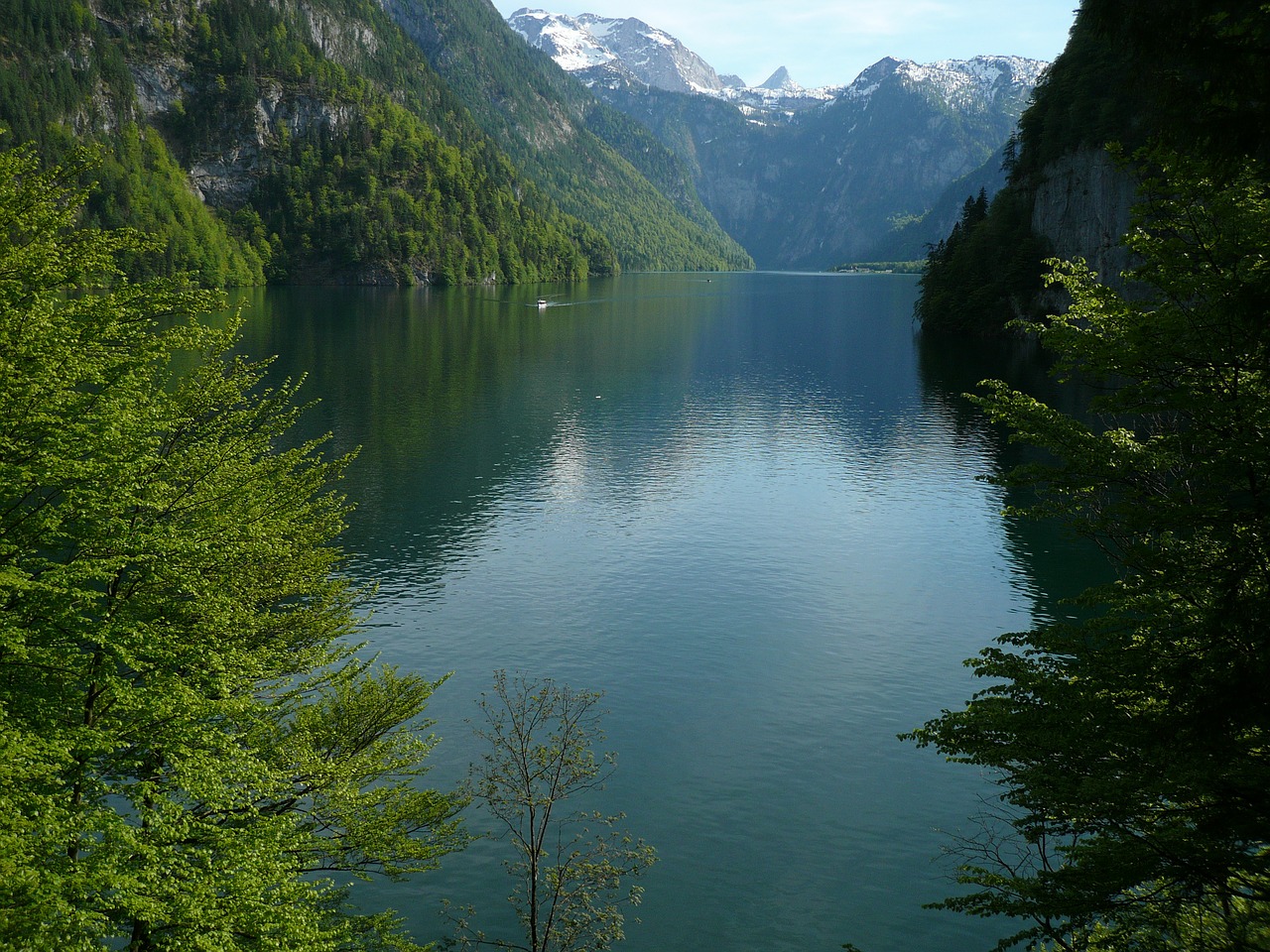 königssee alpine water free photo