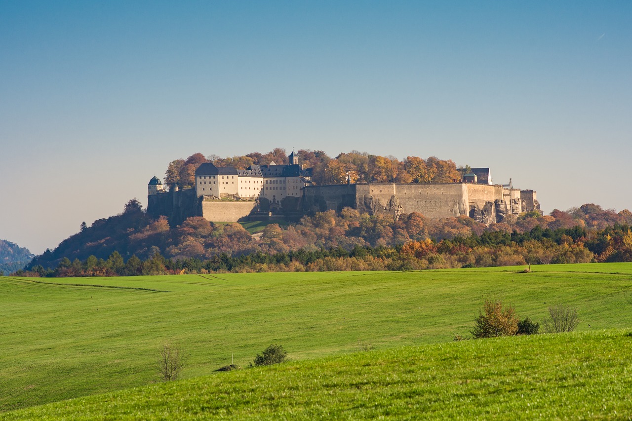 königstein fortress elbe sandstone mountains free photo