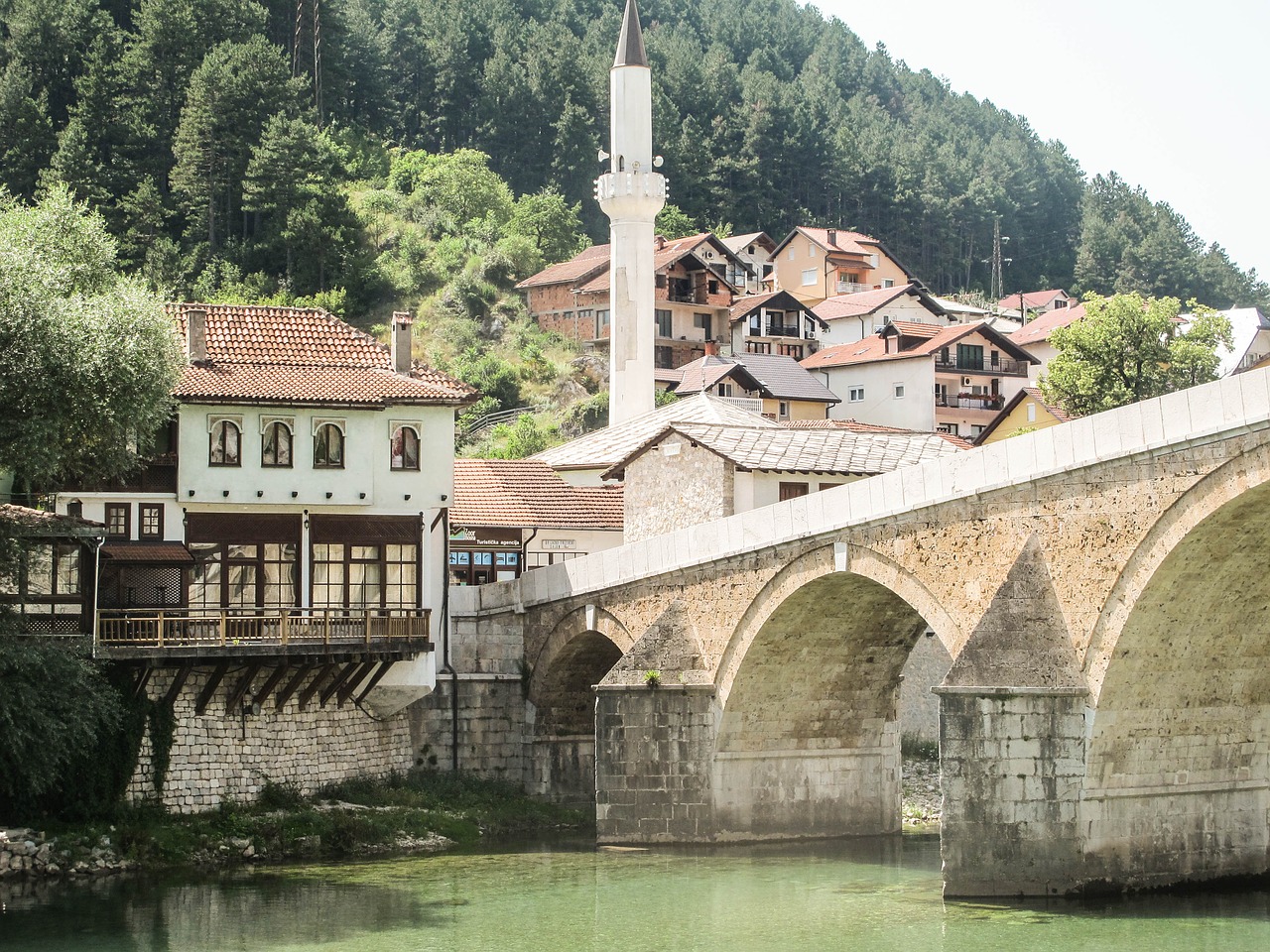 konjic bridge bosnia free photo
