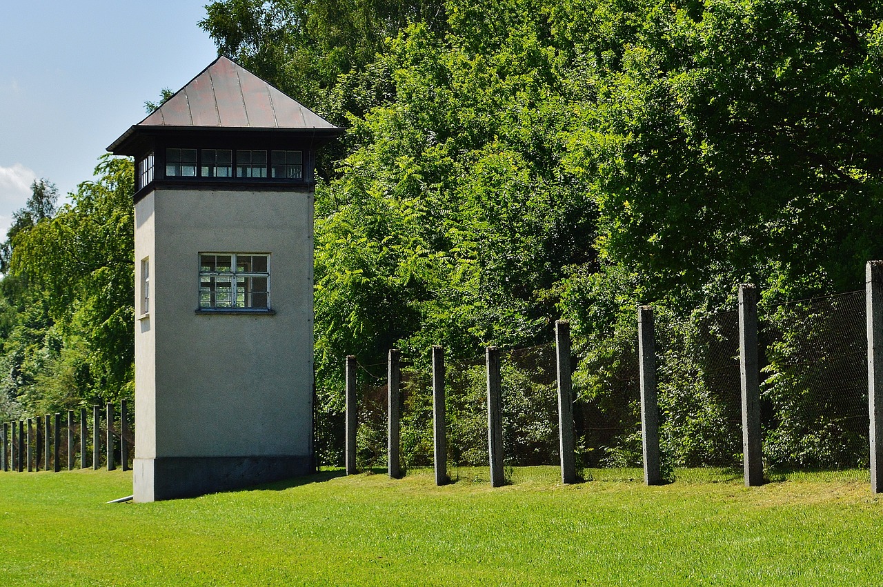 konzentrationslager dachau watchtower free photo
