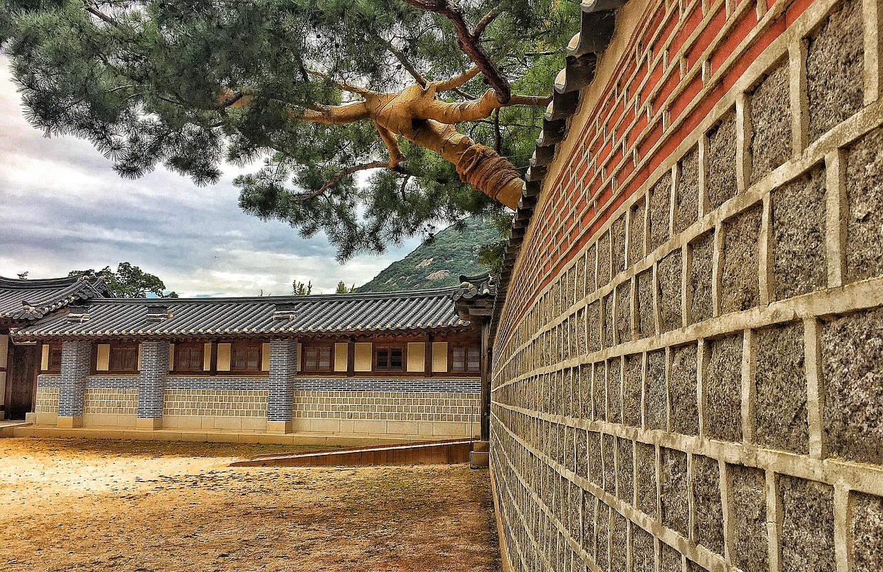 korea jingfu palace government free photo