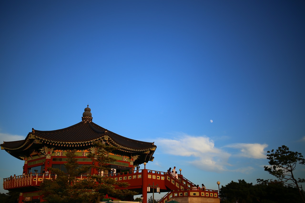 korea sky antique free photo