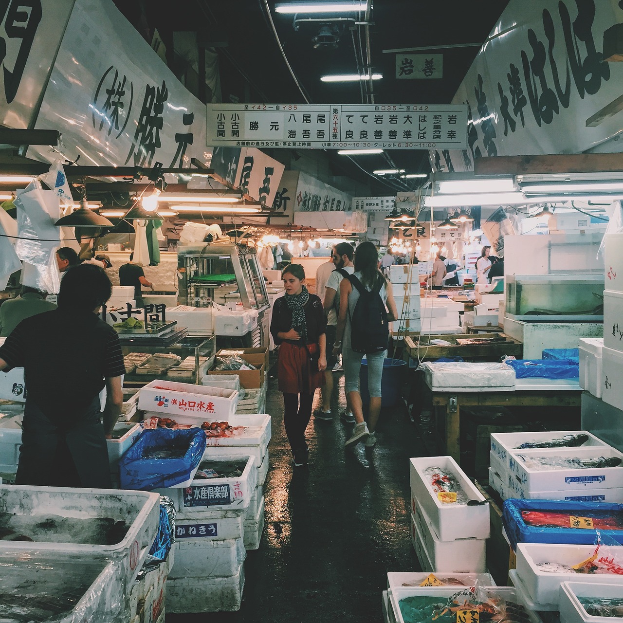 korea wet market free photo