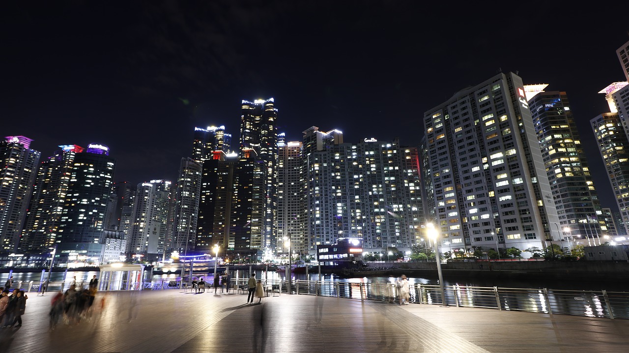 korea busan haeundae beach free photo