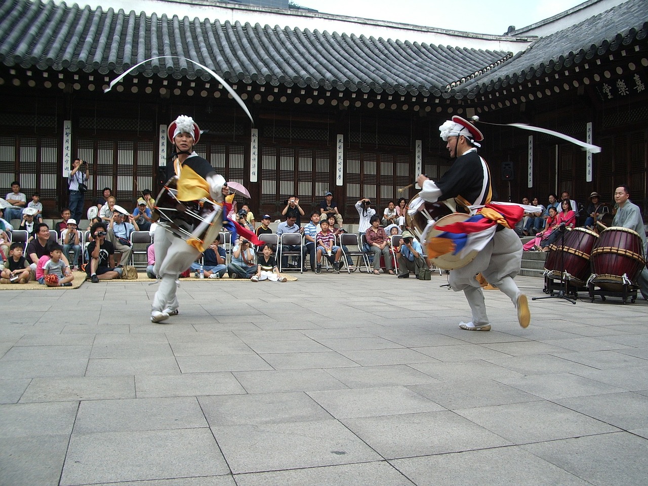 korea dance temple free photo
