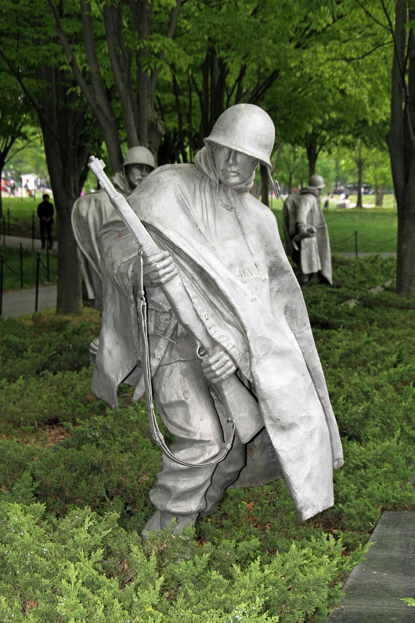 korea war memorial washington dc free photo