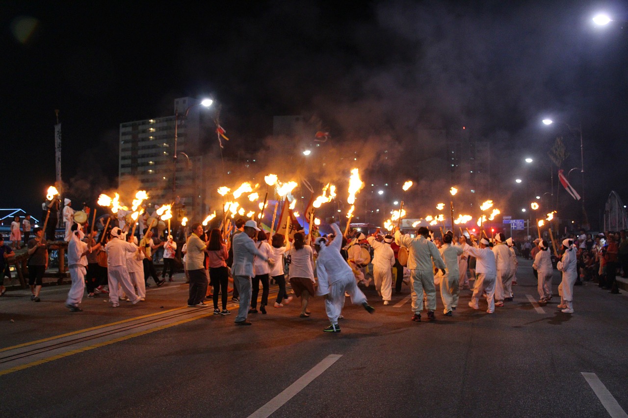 korean torchlight sichuan free photo