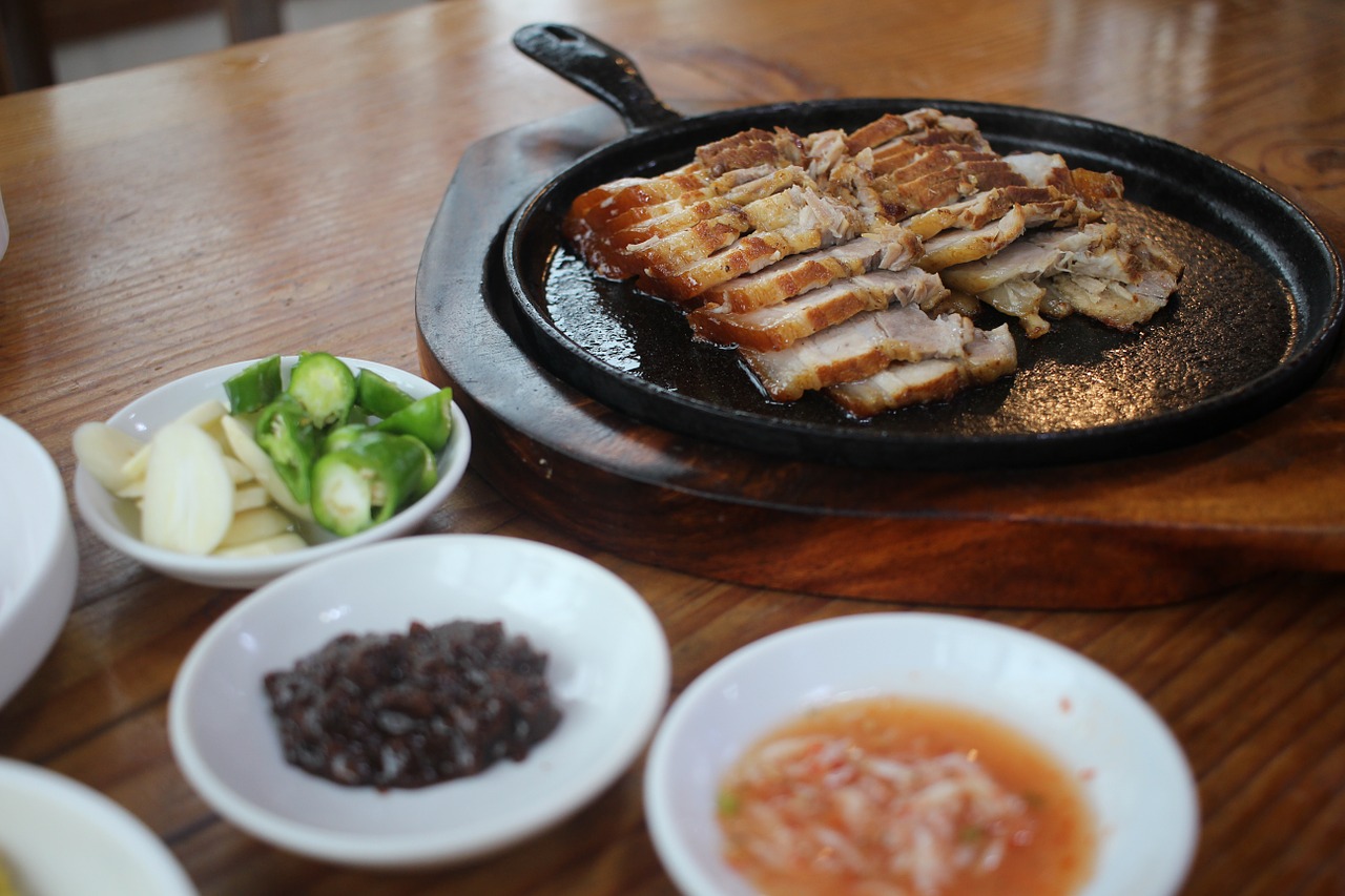 korean korean food pork free photo