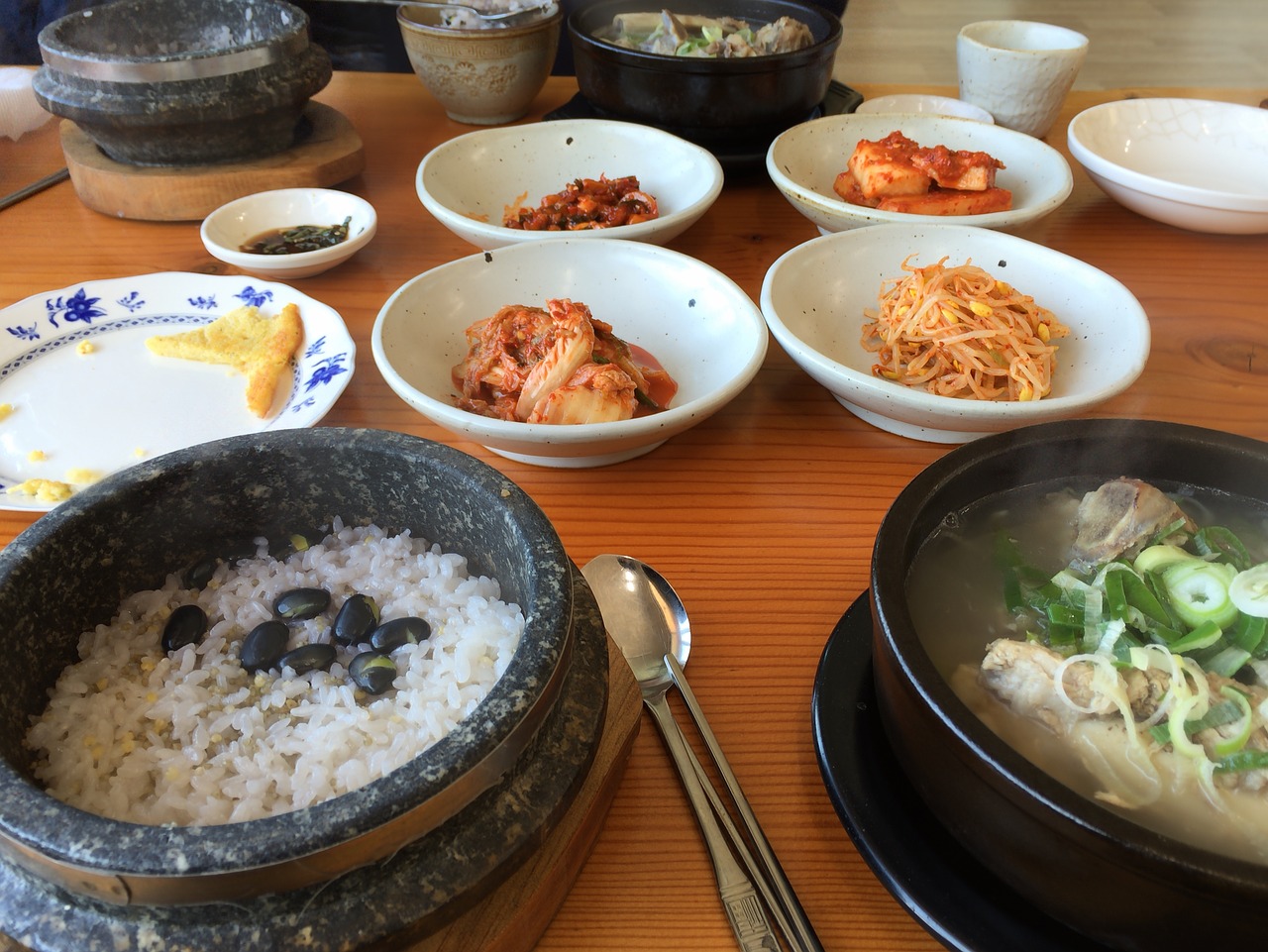 korean food galbitang free photo