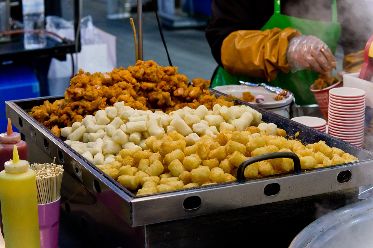 korean street food seoul korea free photo