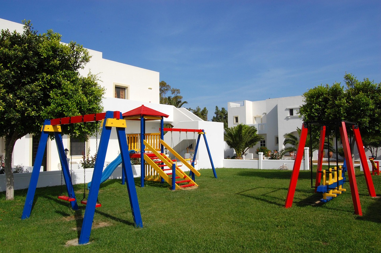 kos hotel playground free photo