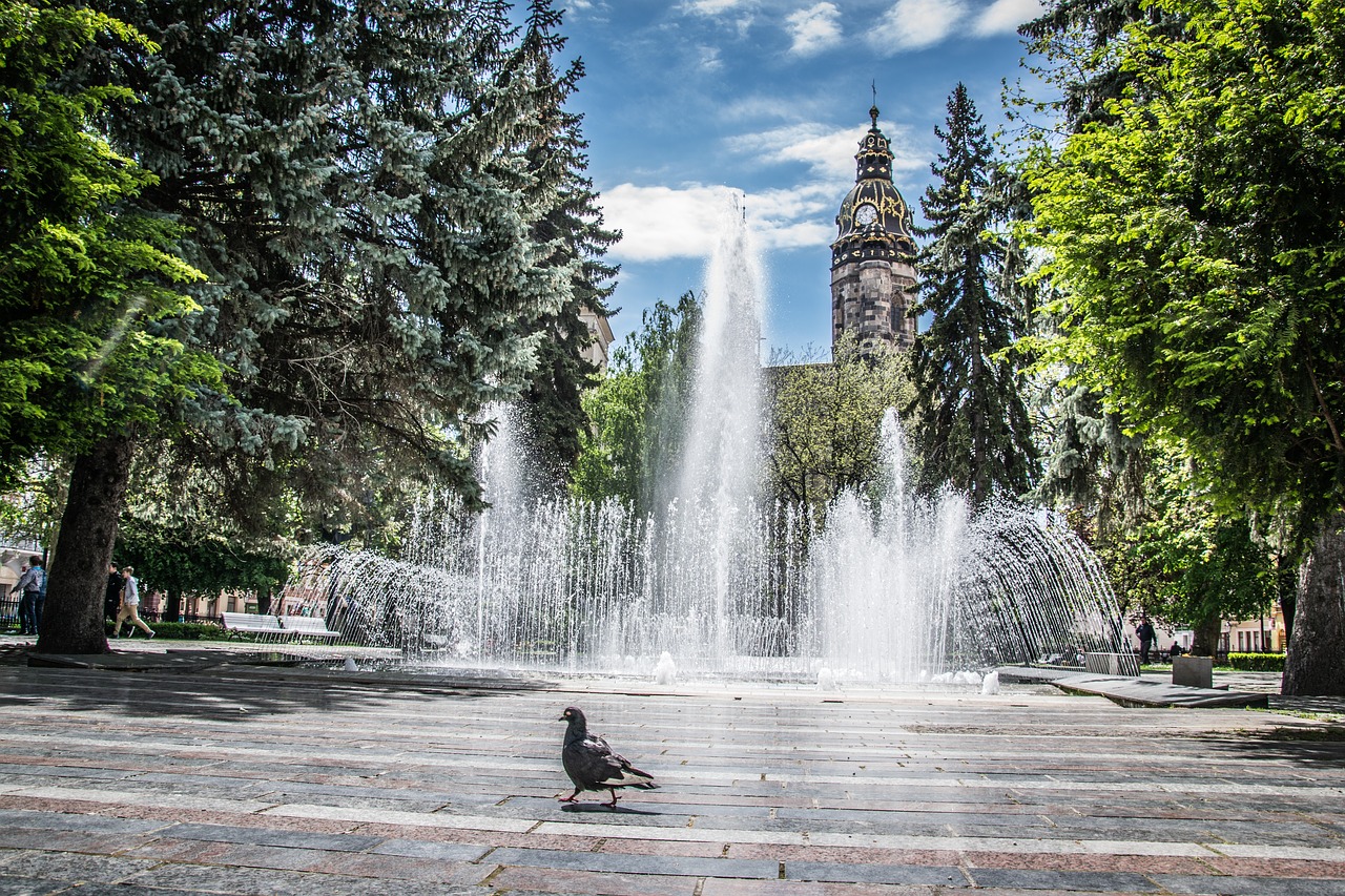 kosice geyser square free photo