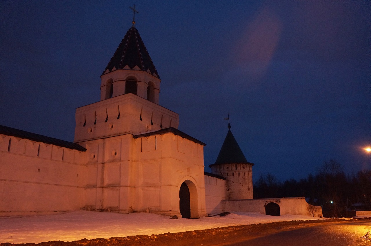 kostroma night monastery free photo