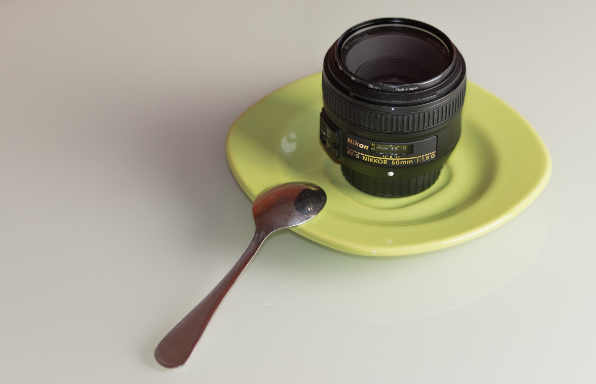 lens spoon saucer free photo