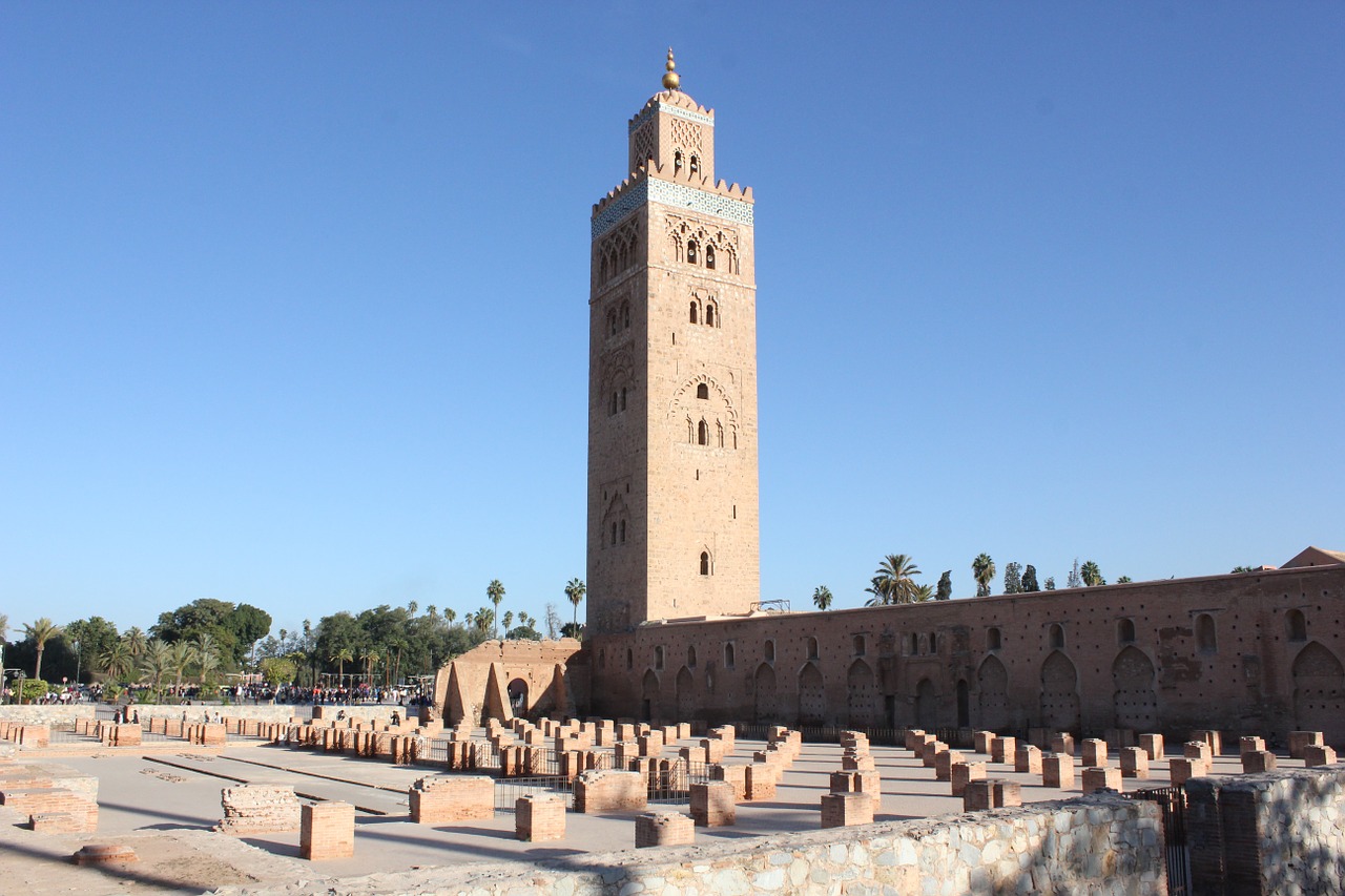 koutobia marrakech plaza free photo