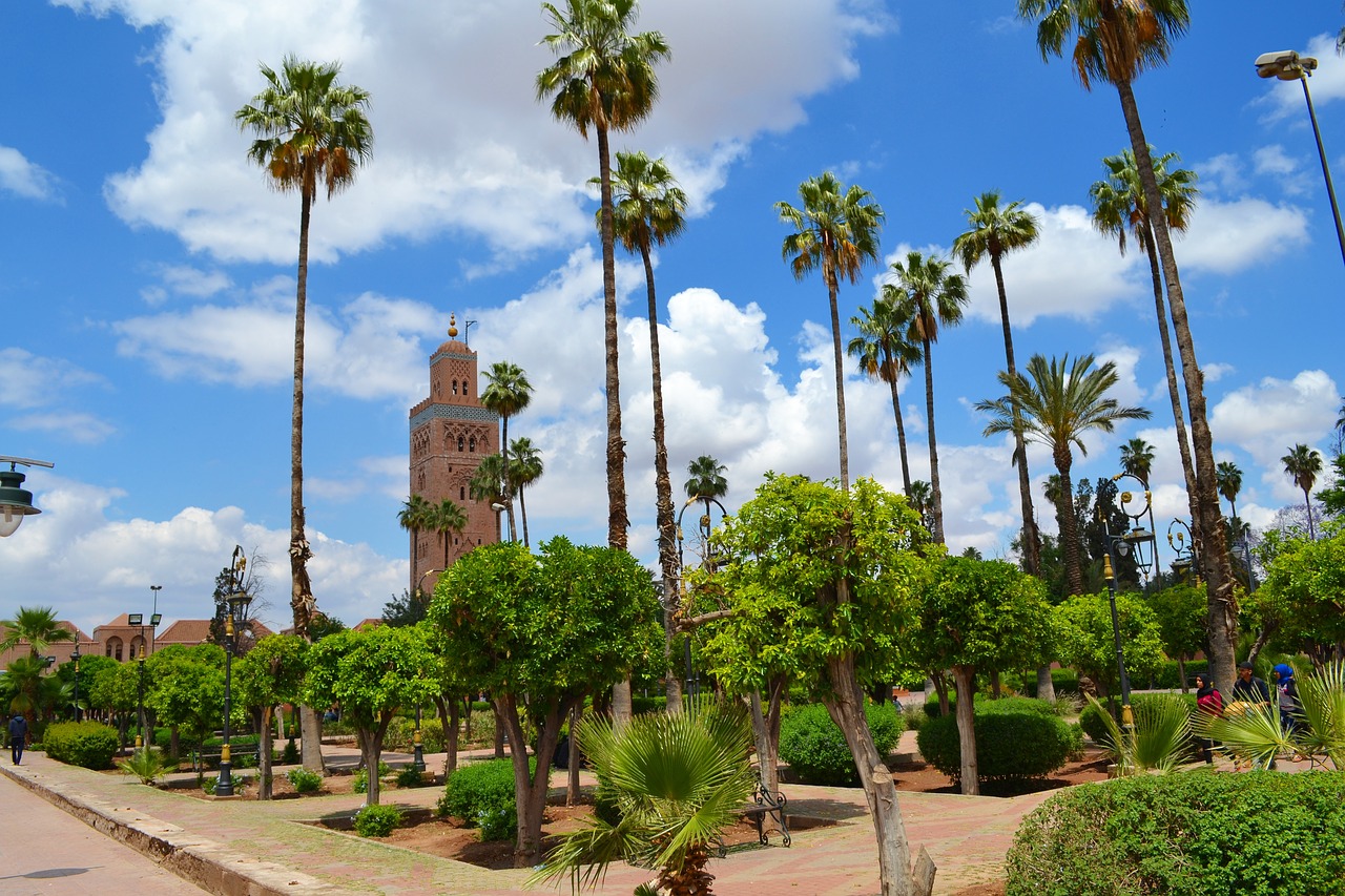 koutoubia marrakech morocco free photo