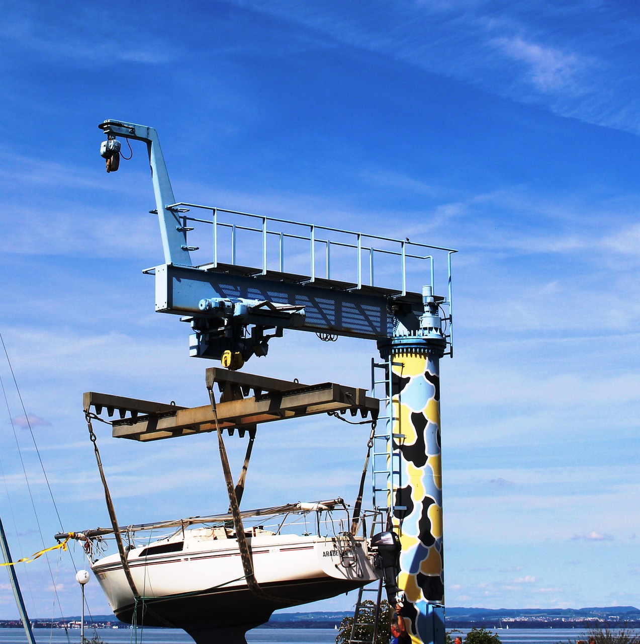 krahn schiffskrahn sailing boat free photo