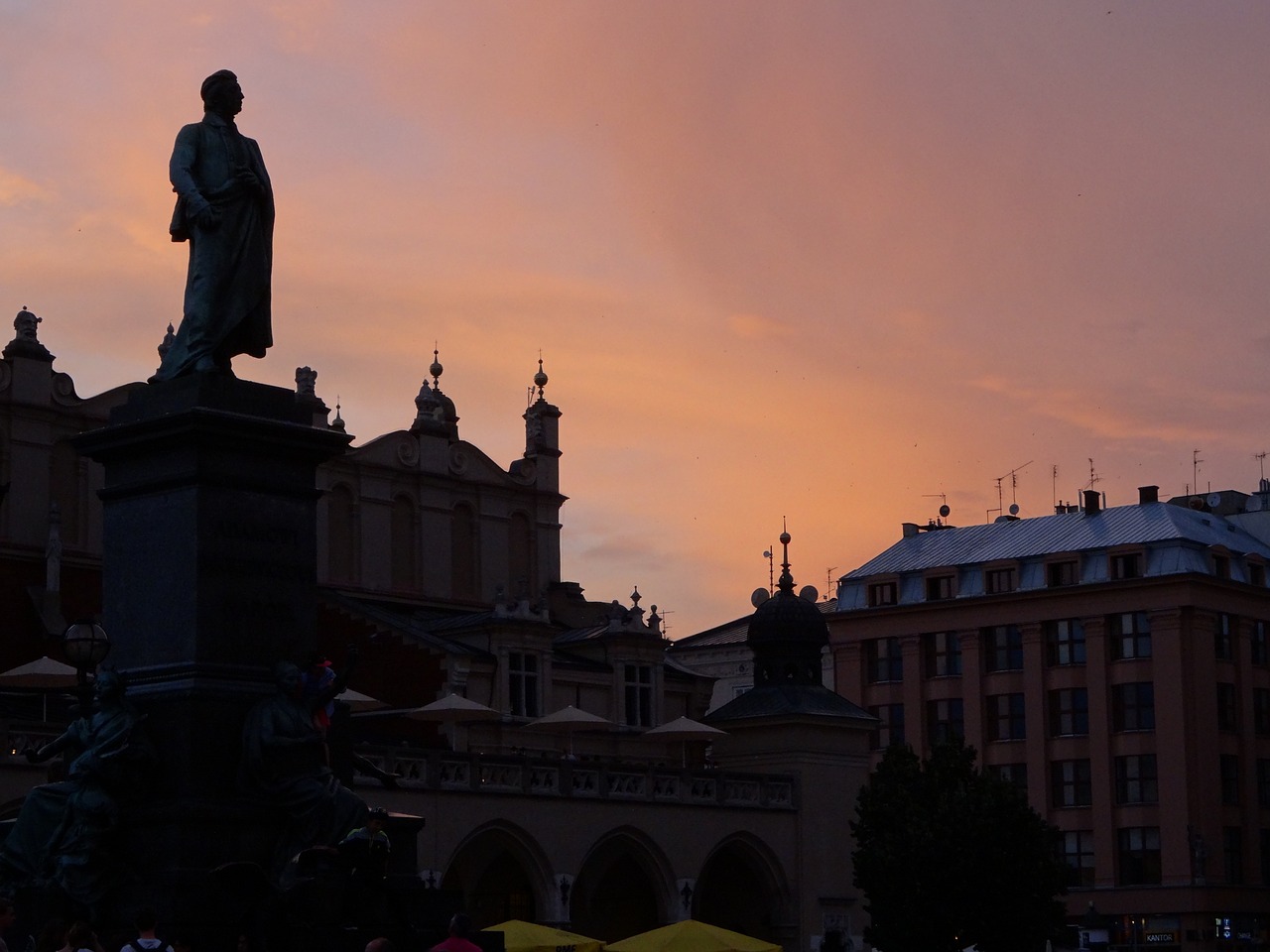 kraków poland sunset free photo