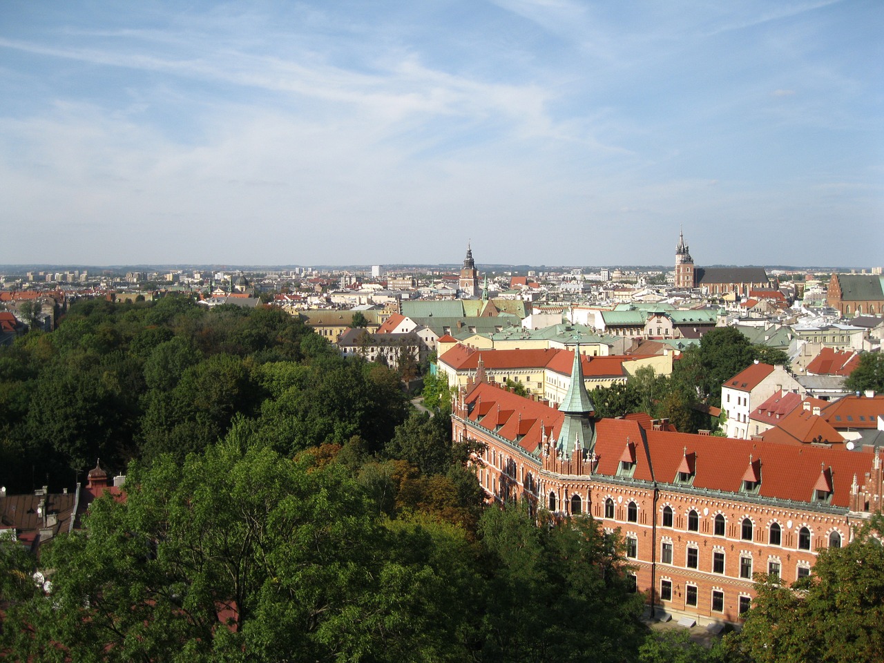 kraków landscape city free photo