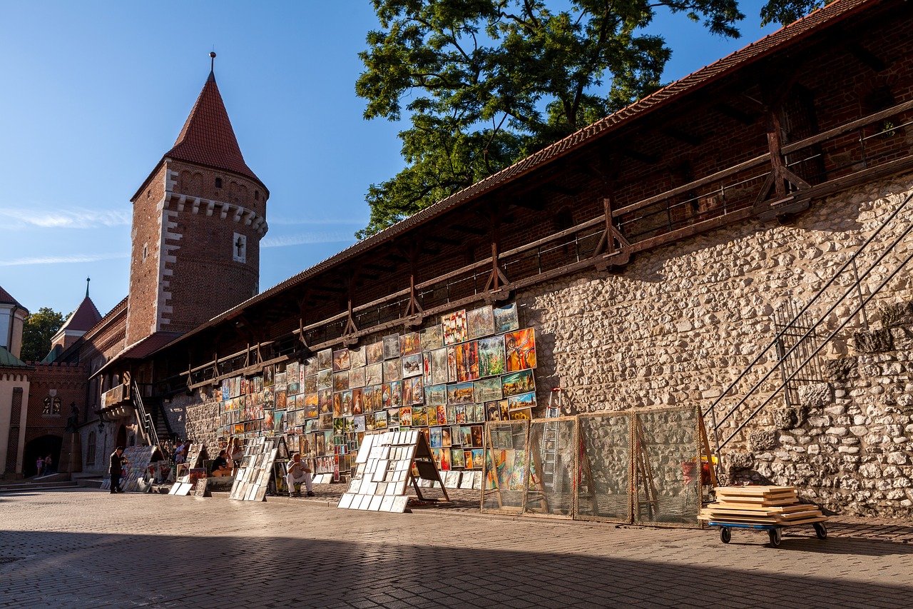 krakow wall historically free photo