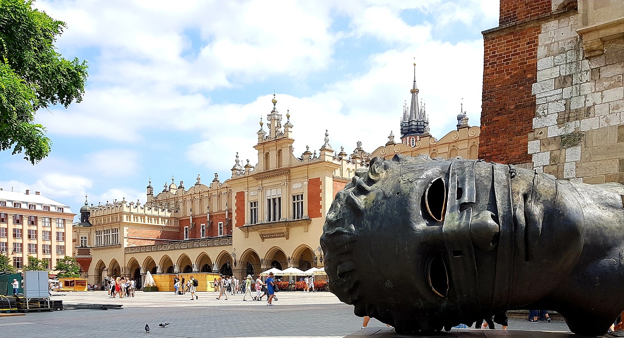 krakow  sculpture  poland free photo