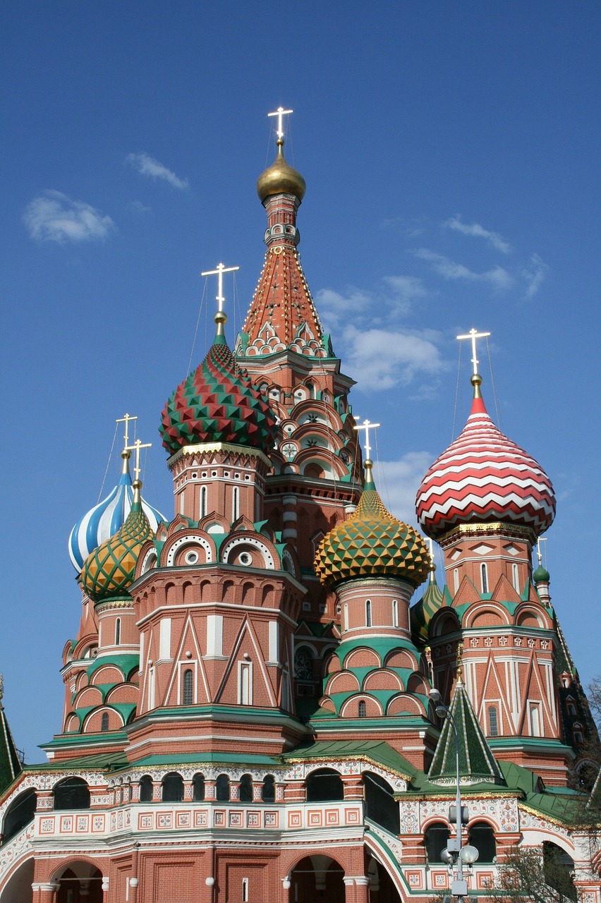 kremlin st basil's cathedral russia free photo