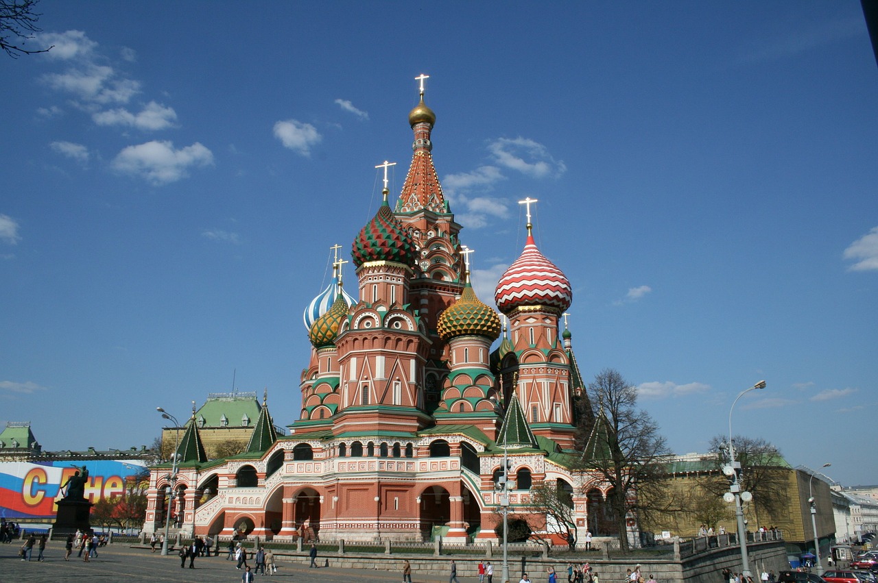 kremlin eight cupolas combined chapels free photo