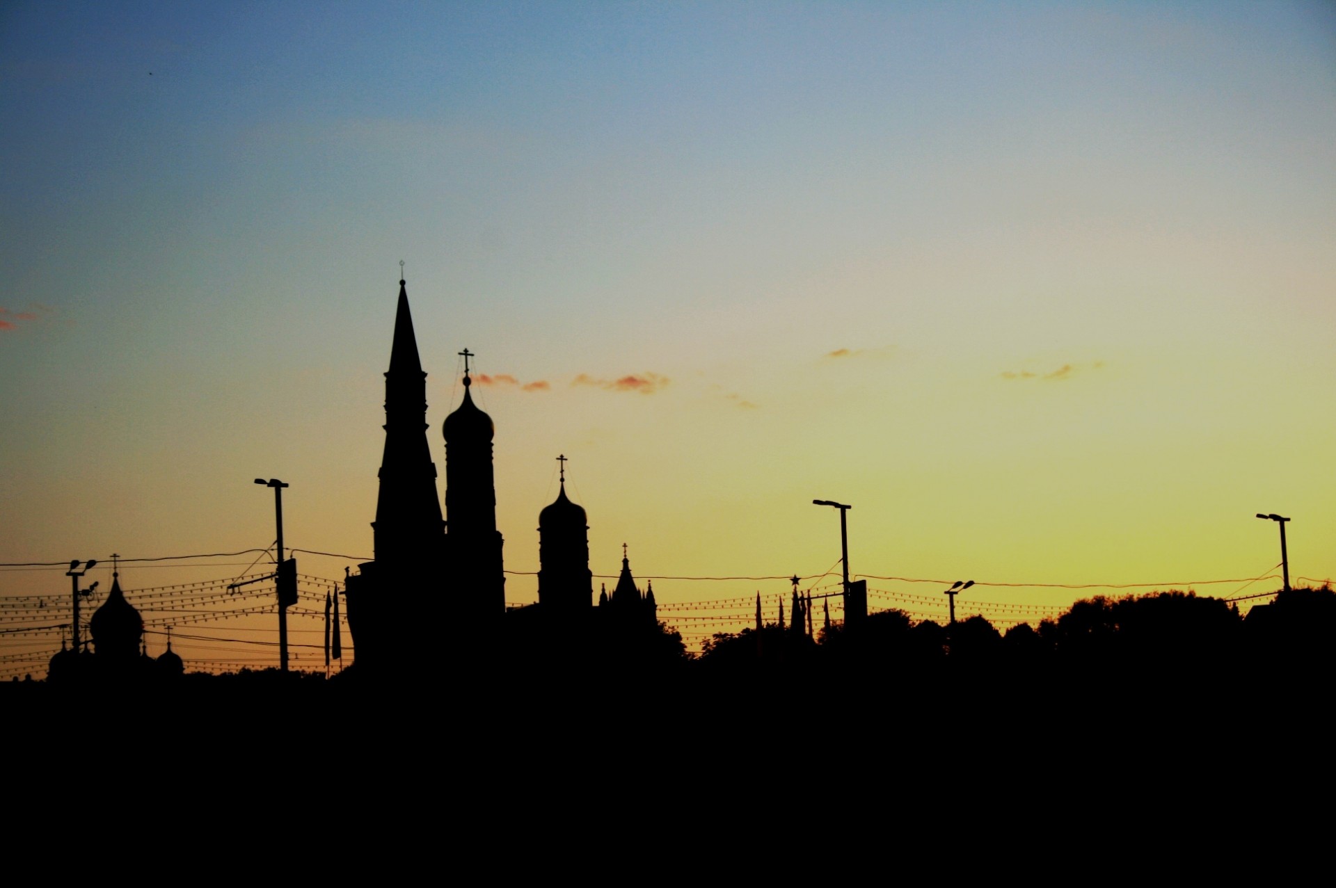 kremlin cathedrals towers free photo