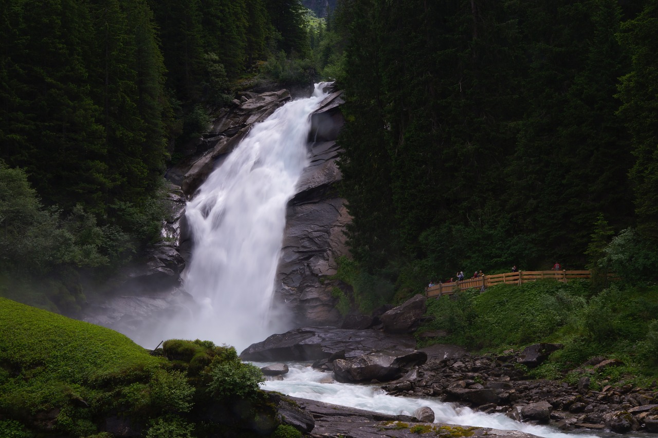 krimml waterfalls waterfall austria free photo