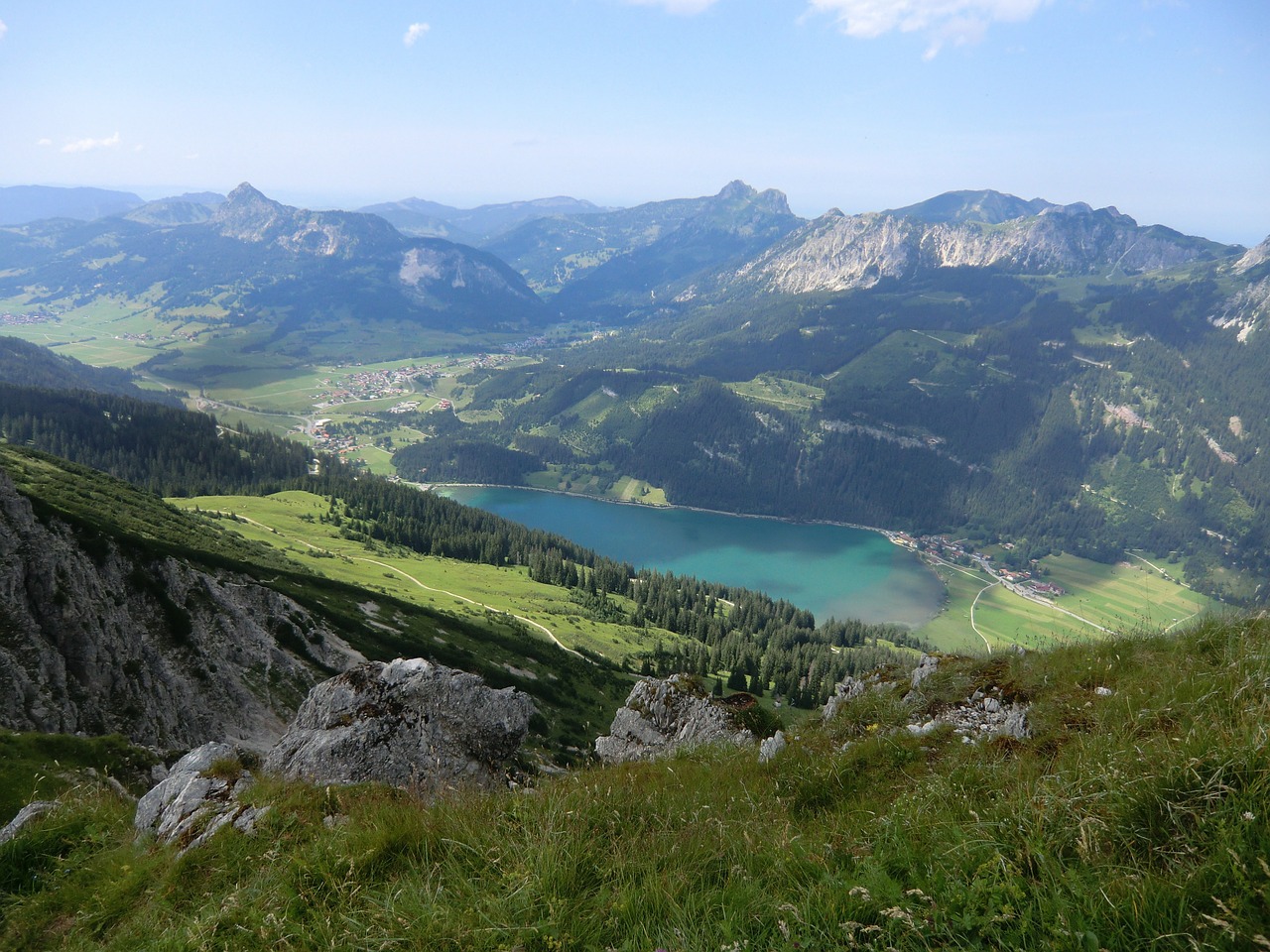 krinnenspitze mountain view free photo