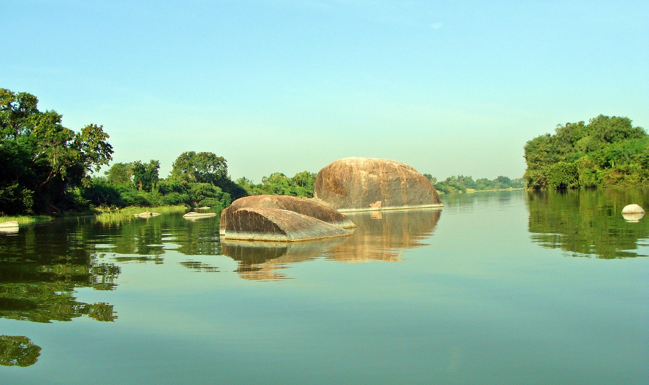 krishna river raichur karnataka free photo