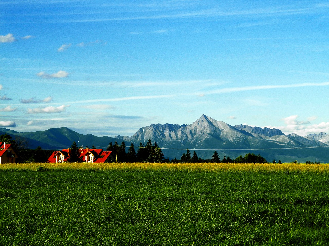 kriváň heaven mountains free photo