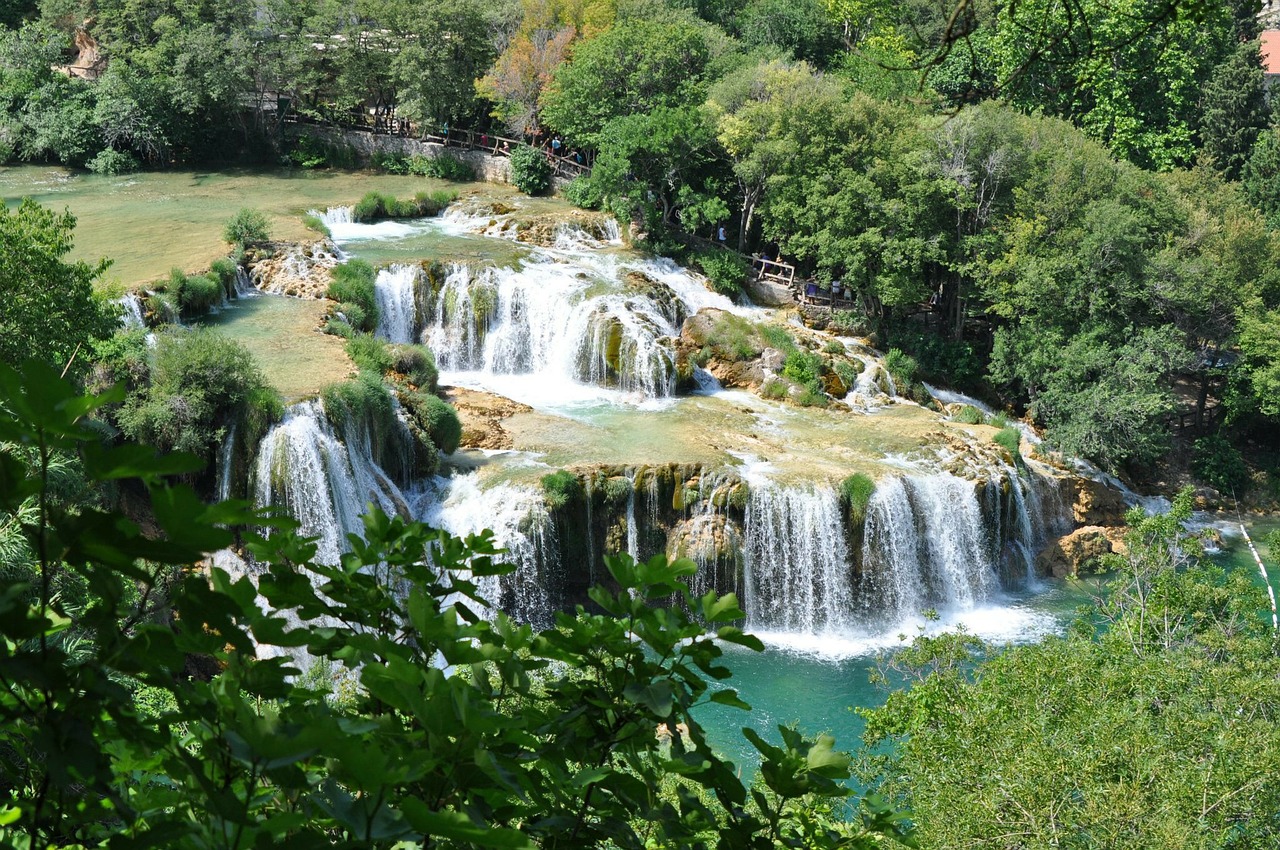 krka croatia waterfall free photo