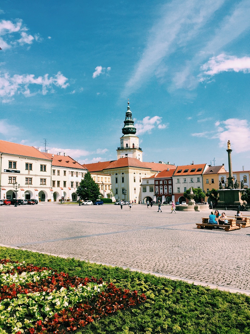 kromeriz czech square free photo