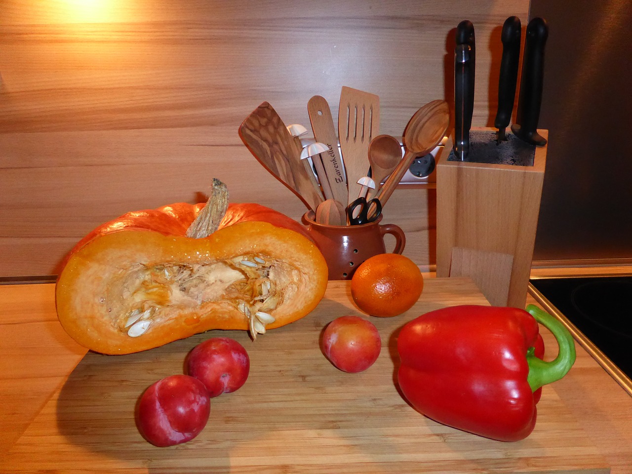küchendeko paprika tomatoes free photo