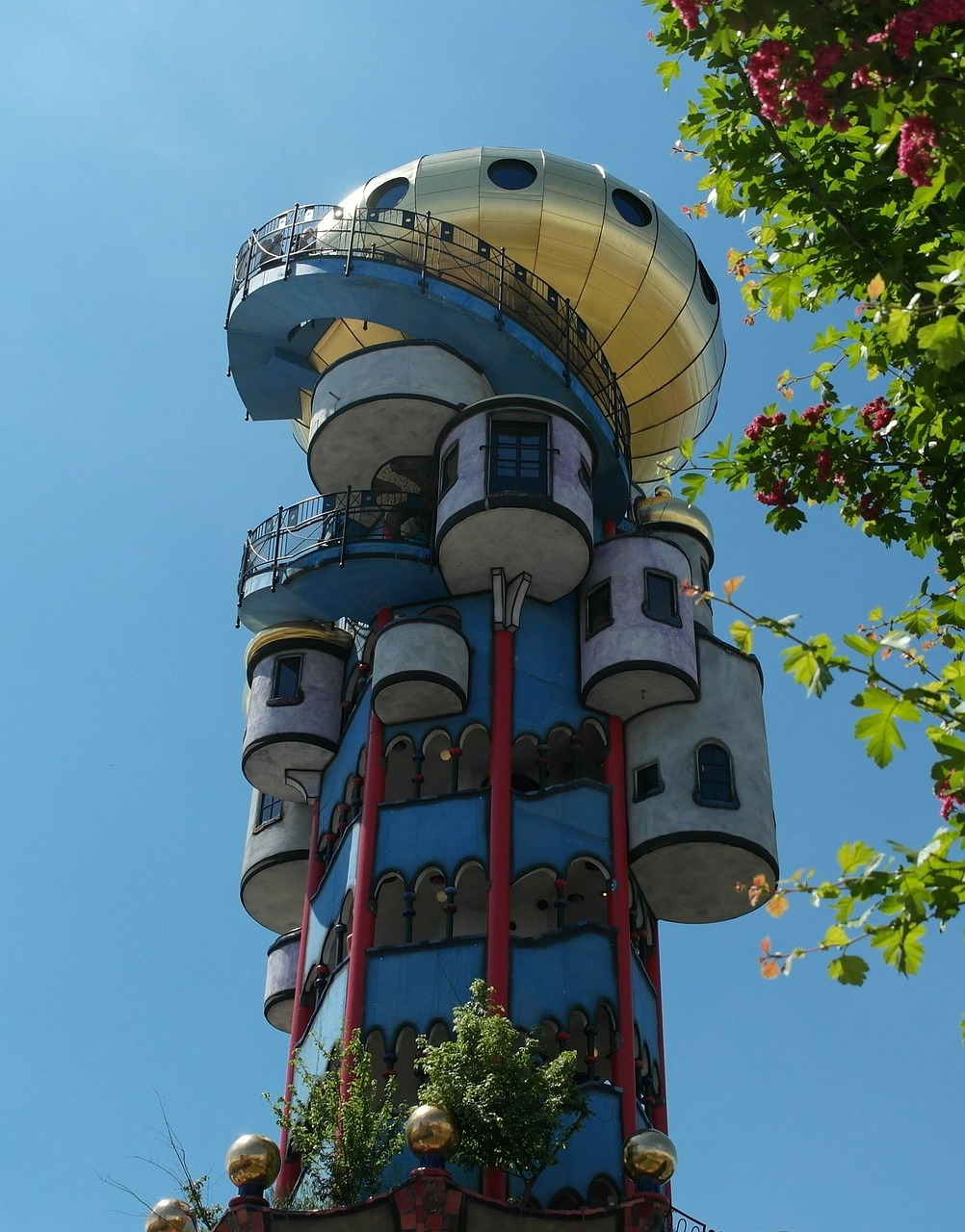 kuchlbauerturm tower abensberg free photo