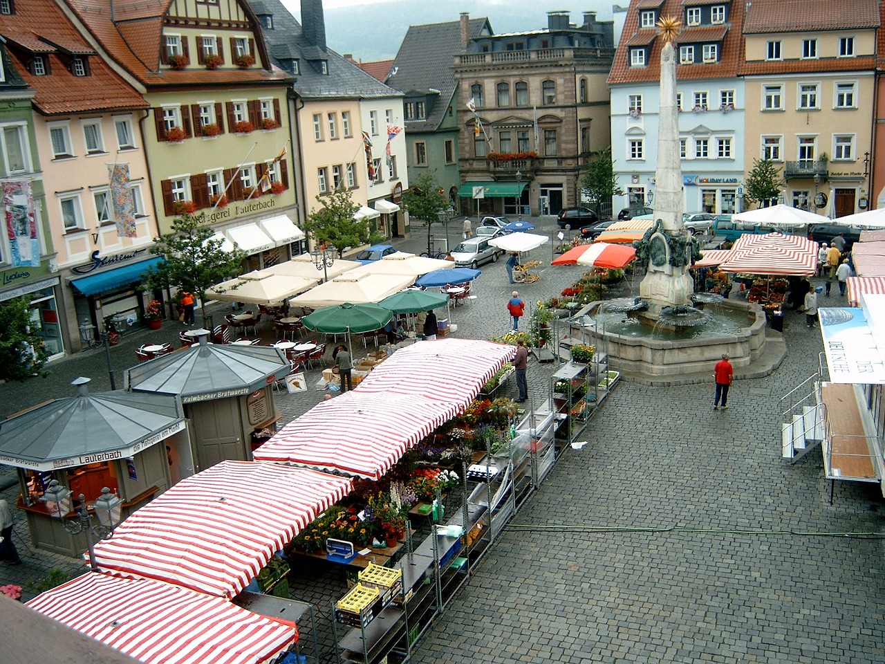 kulmbach city market free photo
