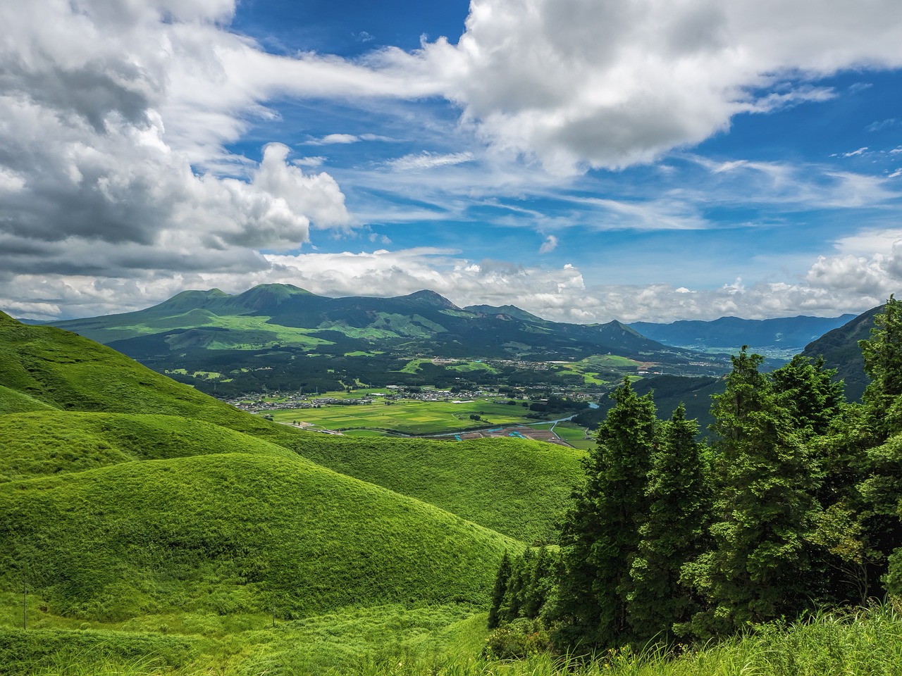 kumamoto  aso  meadow free photo